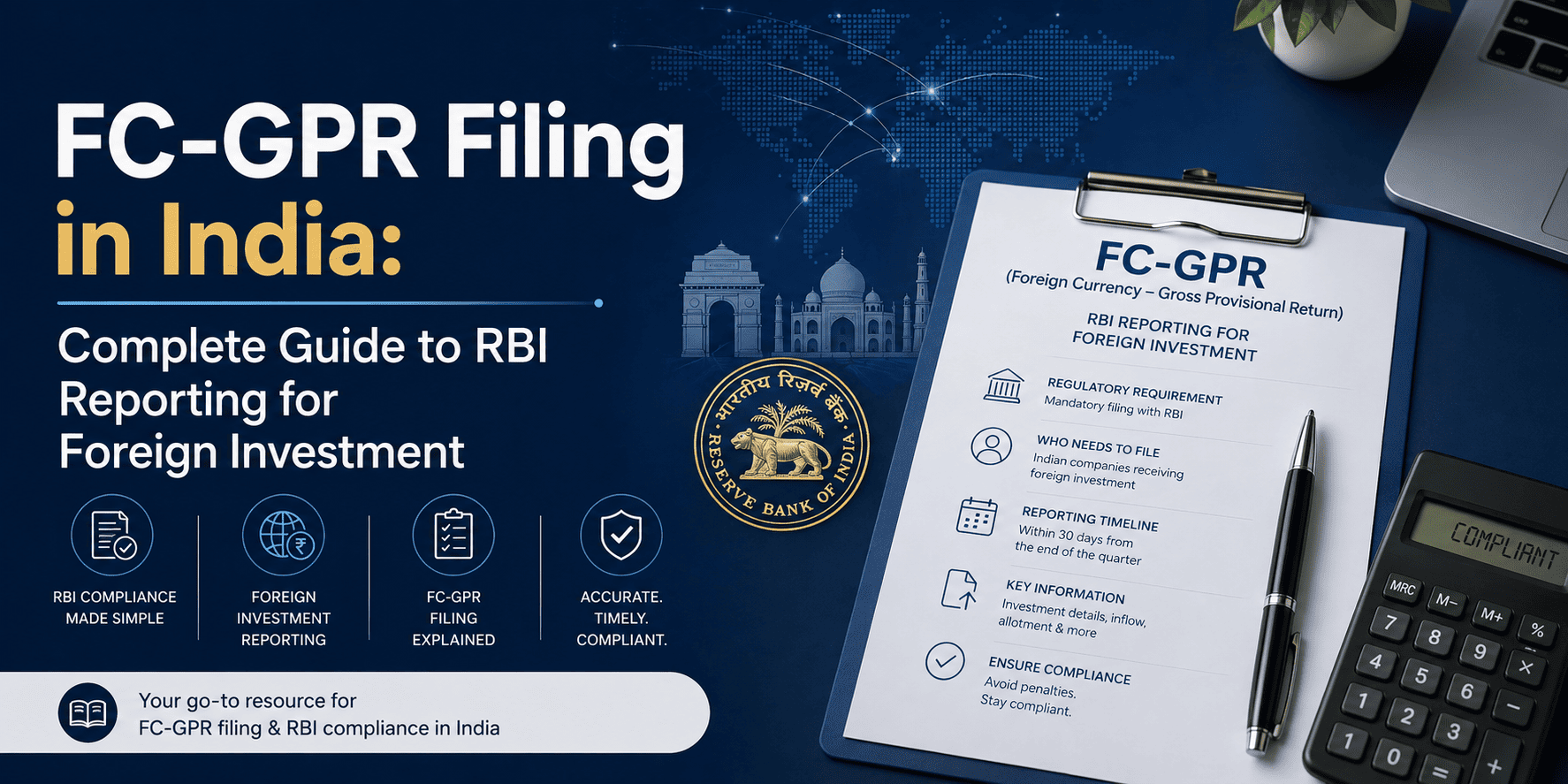FC-GPR Filing in India Complete Guide to RBI Reporting for Foreign Investment (2026)